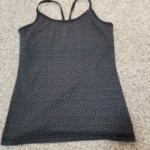 Lululemon Athletic Tank Gray Patterned